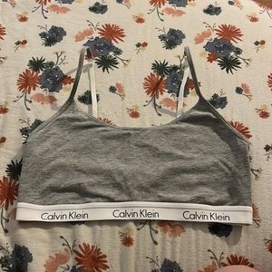 Large Grey Calvin Klein Bra